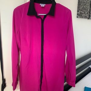 Hot pink Maternity blouse for a new mom!!